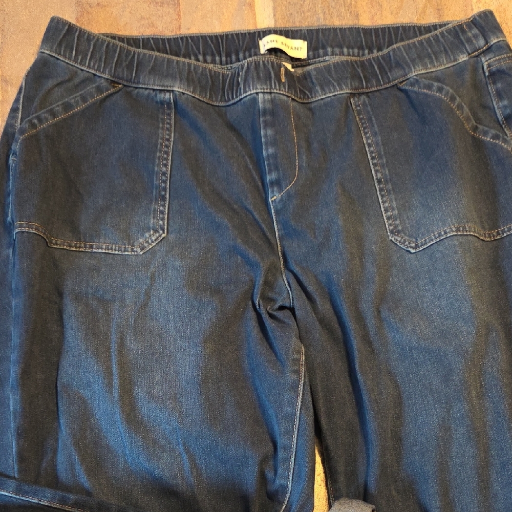 Lane Bryant Dark Blue Women's Cropped Jeans
